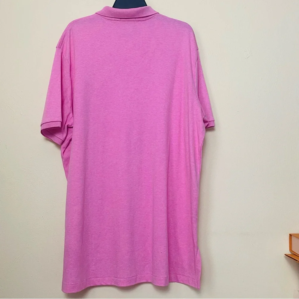 Polo by Ralph Lauren Pink Polo Shirt with Pink Logo Sz XXL/TTG - Picture 2 of 14
